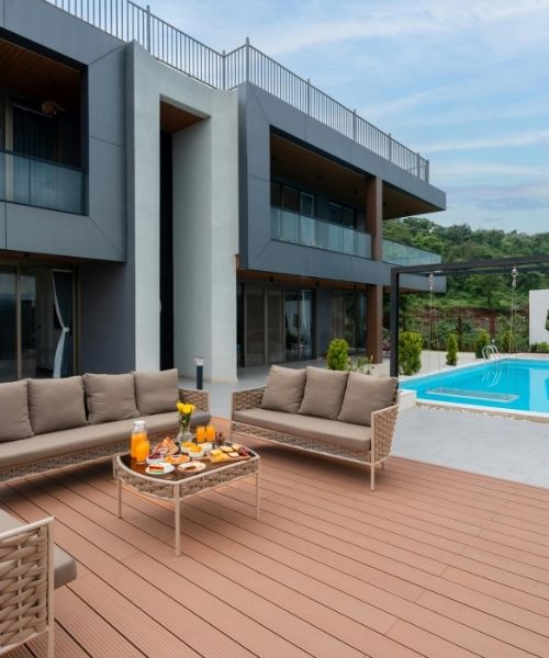 Traitement terrasse et muret